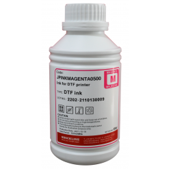 DTF INK MAGENTA – Inchiostro a pigmento tessile magenta per stampante DTF 500 ml